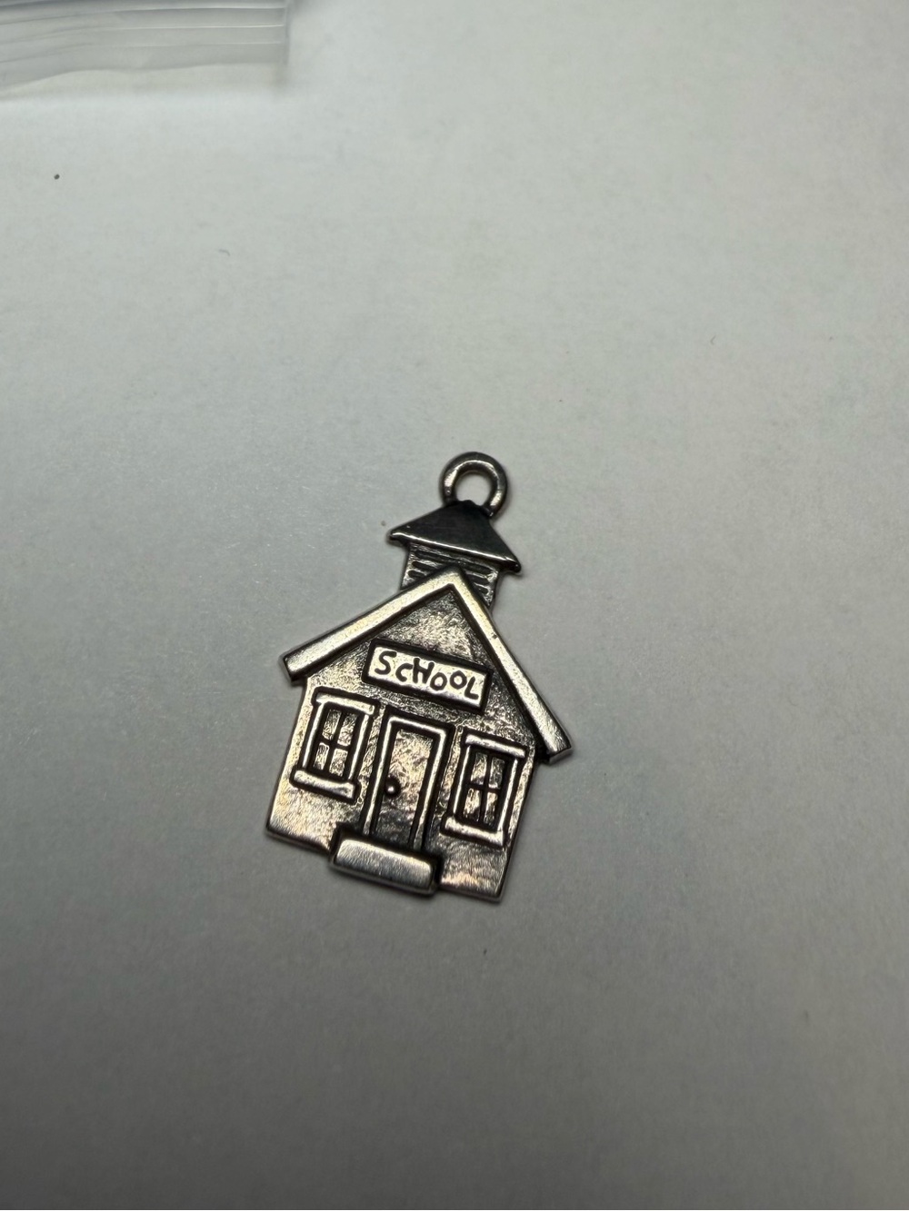 James Avery Silver School House Charm Bracelet Pendant